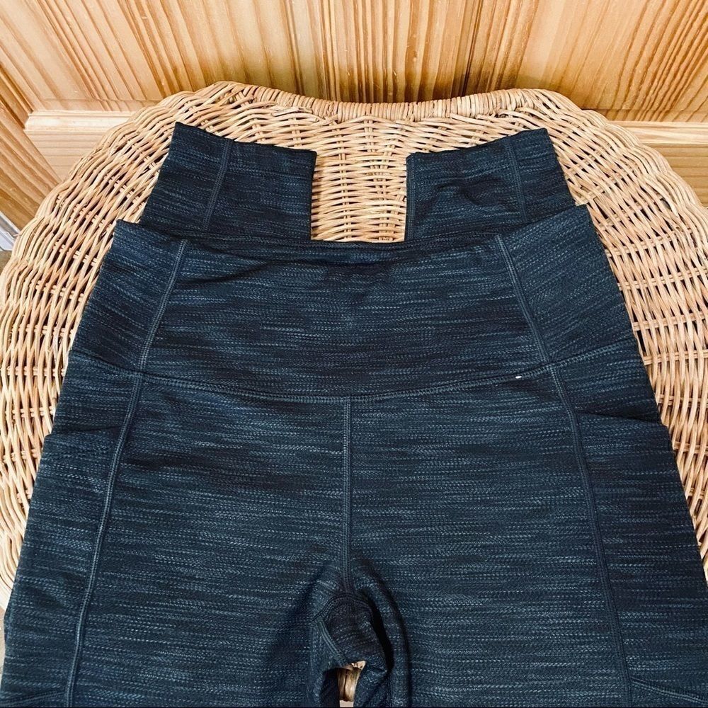 NWOT Mondetta grey brushed jacquard eco legging S